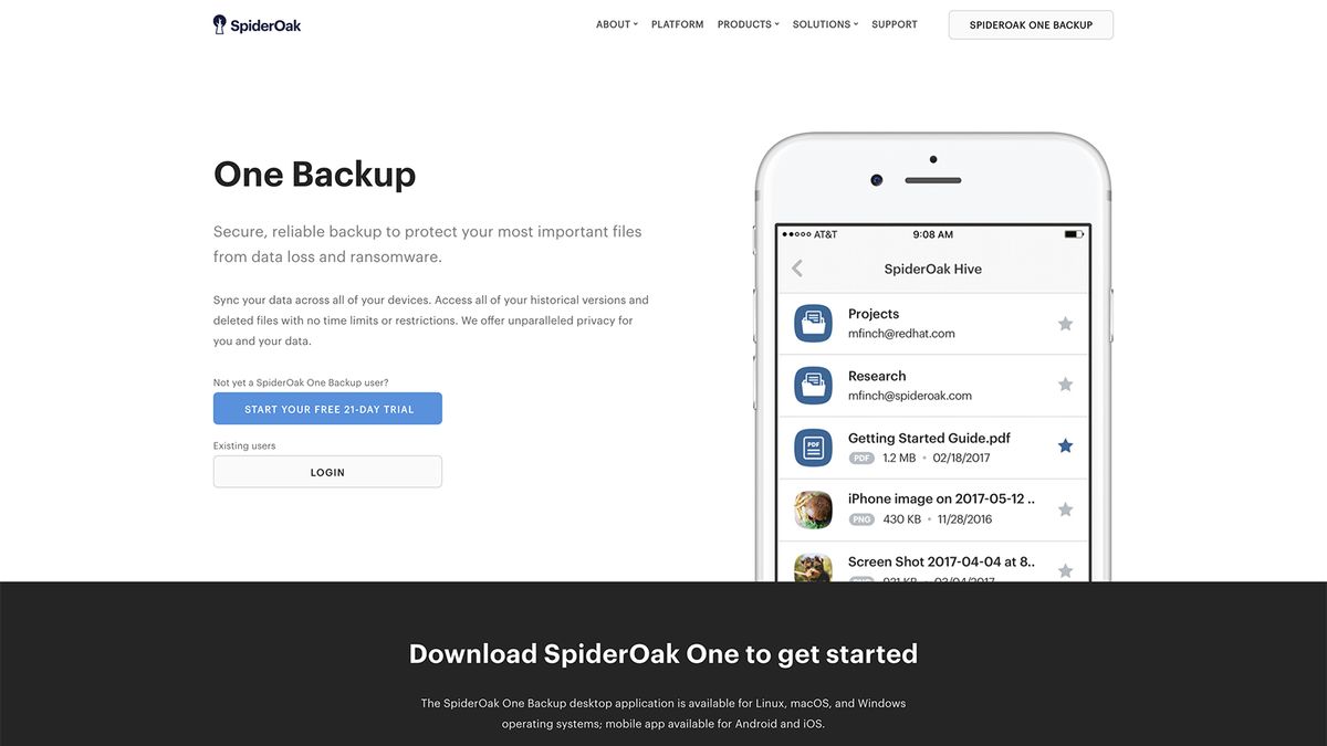 download spideroak