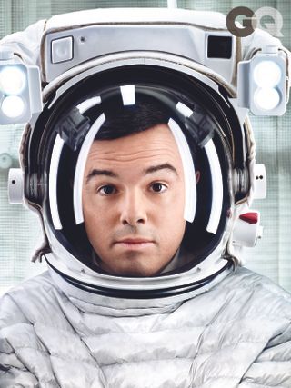 Seth MacFarlane is producing "Cosmos: A Spacetime Odyssey." This photo was featured in GQ magazine in March 2014.
