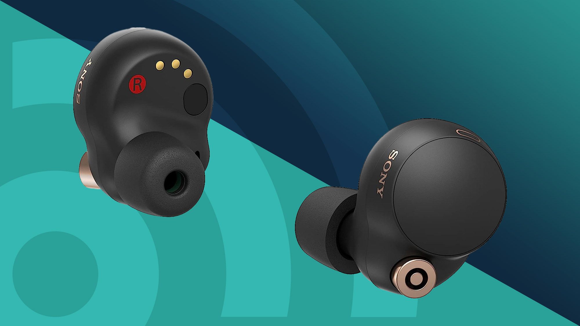 Cuffie Bluetooth Wireless In-Ear Nere, Con Cancellazione Rumore, Impermeabili, UK