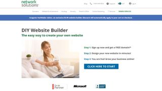 Network Solutions Website Builder Review Listing
