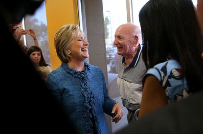 Hillary Clinton in North Carolina on primary day