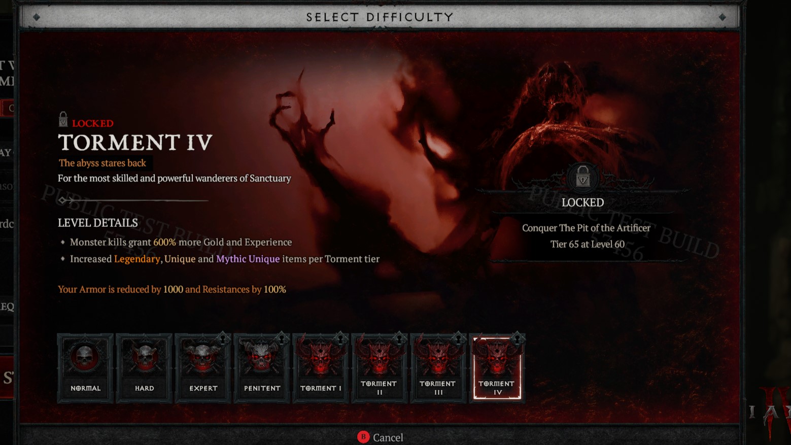 diablo 4 torment difficulties