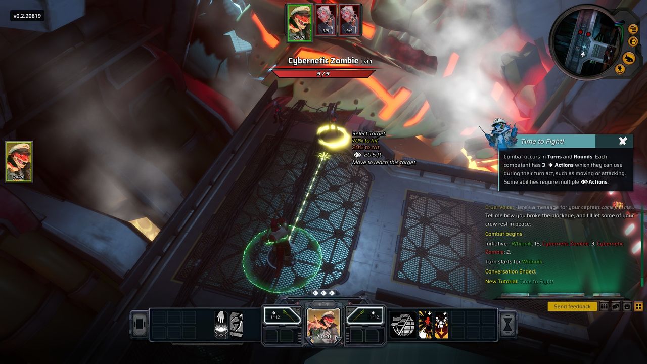 A series of images showing Starfinder: Afterlight, including dialogue, cutscenes, and combat.