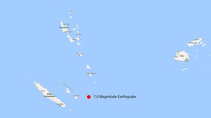 A 7.0 magnitude quake has triggered tsunami warnings for several island nations