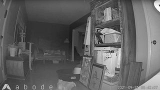 Abode Cam 2 footage at night