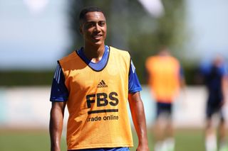 Youri Tielemans of Leicester City during the Leicester City training camp on July 12, 2022 in Evian-les-Bains,