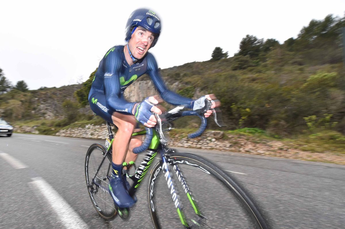 Jon Izaguirre Insausti riding to eighth