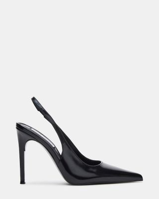 Reyes Black Box Slingback Pointed-Toe Pump