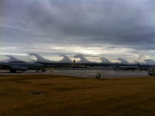 Clouds along the horizon in Birmingham, Ala., on Friday (Dec. 16). Credit: ABC 33/40 in Birmingham