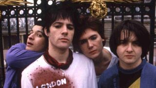 Manic Street Preachers posing for a photograph in 1991