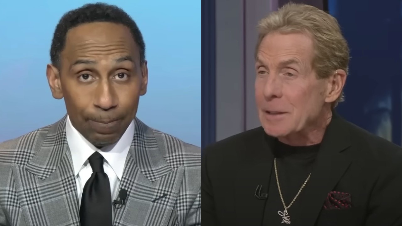 Stephen A. Smith appears on First Take, while Skip Bayless speaks on Undisputed.
