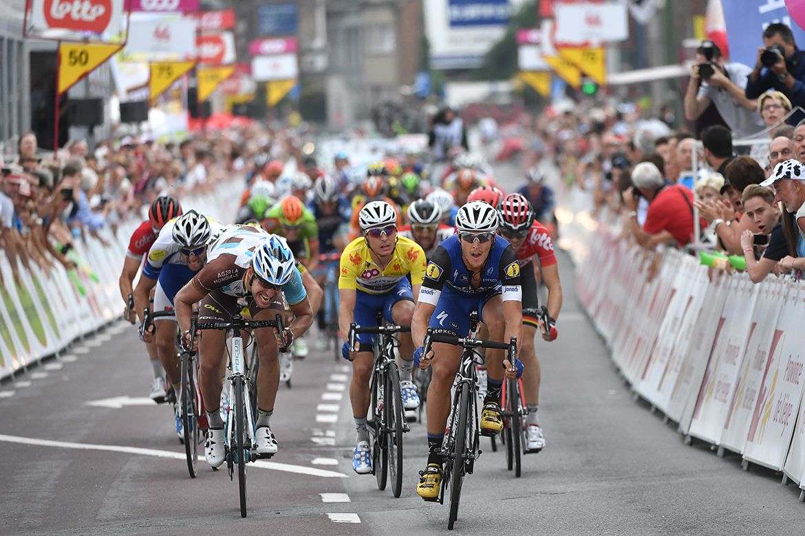 Matteo Trentin (Etixx-Quickstep) en route to the stage win