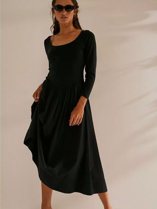 Aelia Drop-Waist Midi