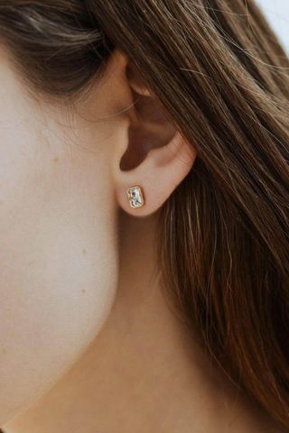 Thea Solitaire Earrings