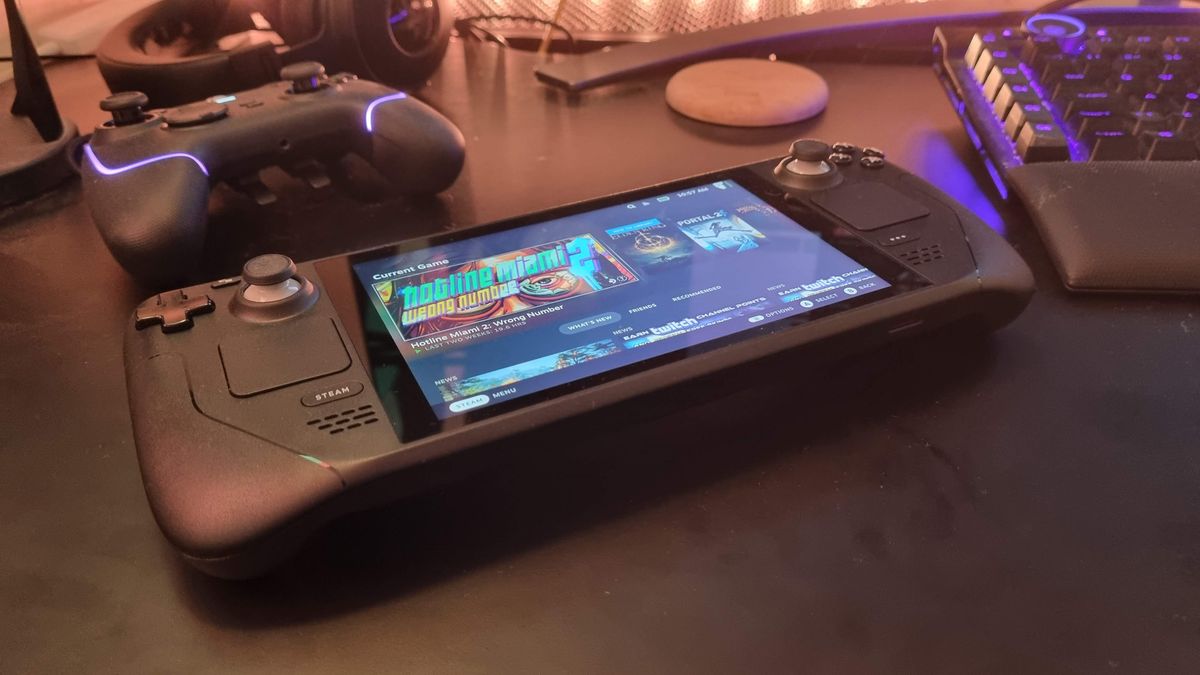 Photo of Steam Deck handheld console