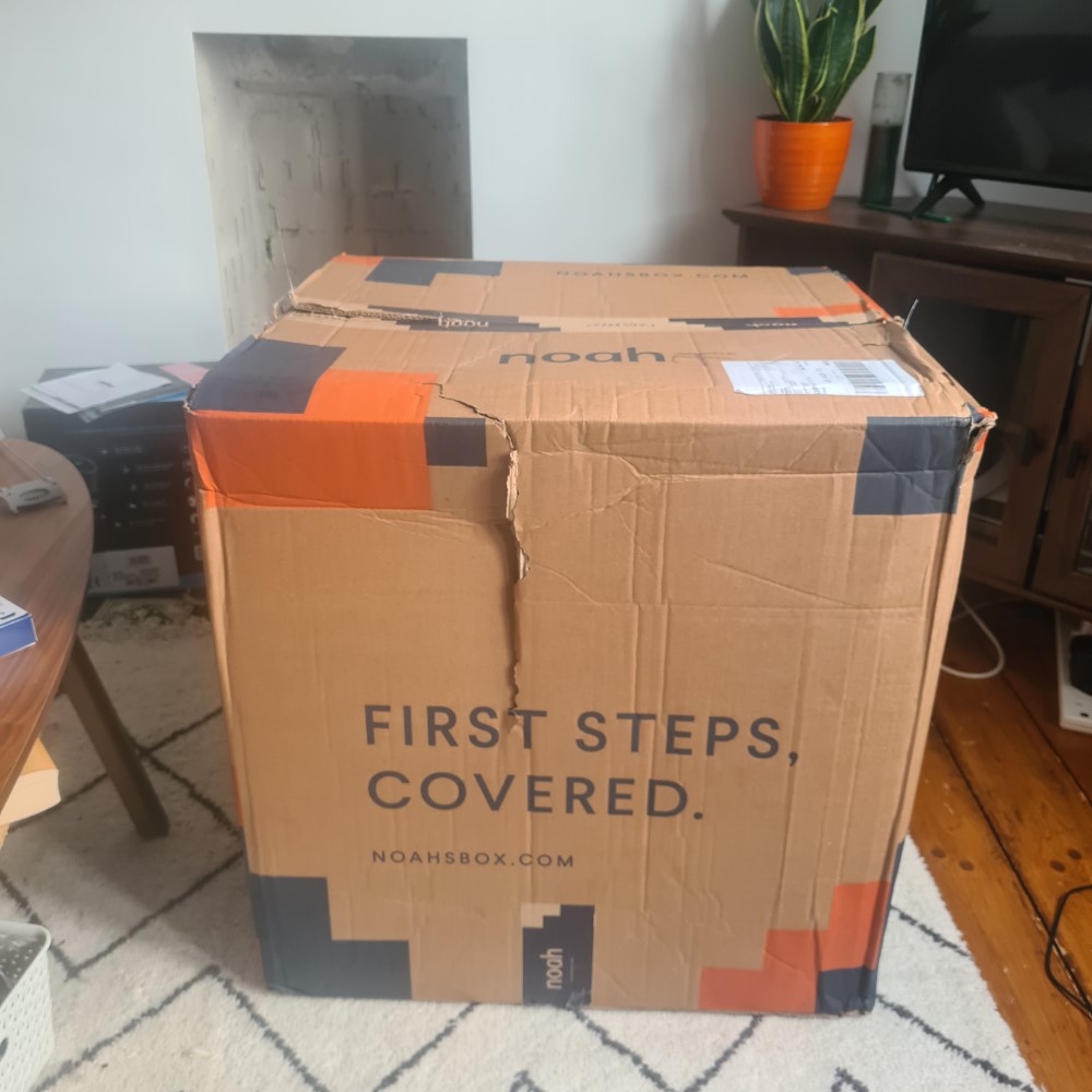 A photo of the Noah's box student kit delivery box