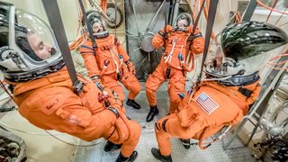 Orion Spacesuit Vacuum Test