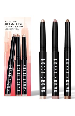 Long-Wear Cream Eyeshadow Stick Trio $102 Value