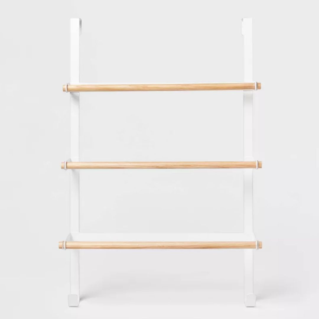 A towel hanging rack