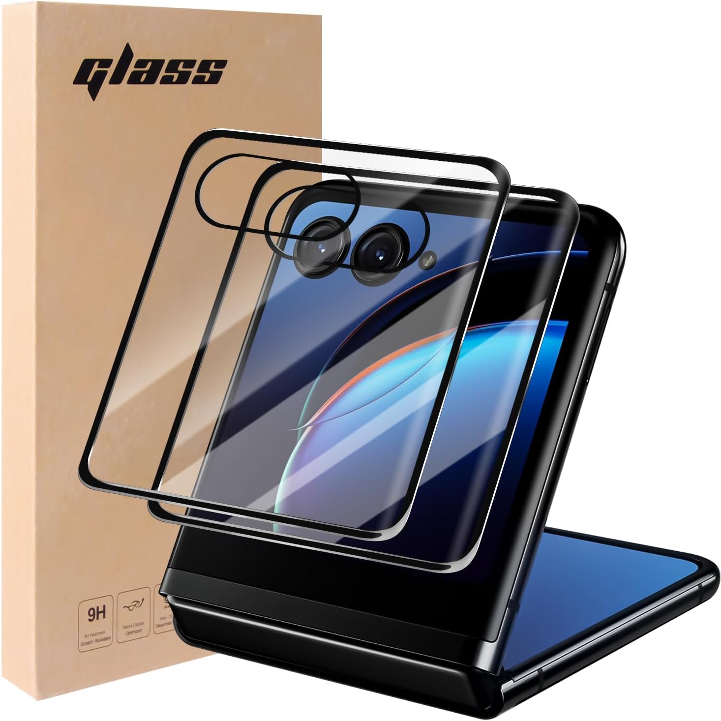 NECARSIN 2 Pack Front Screen Protector for Motorola Razr 2024