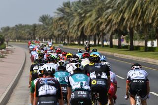 Riders at the 2019 Tour of Oman, which in 2020 takes place just a few days after the conclusion of the new Saudi Tour