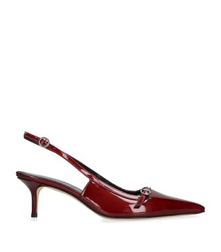 Patent Leather Saba Slingback Heels 55