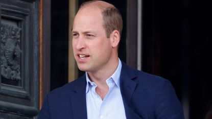 Cambridges' privacy supposedly 'breached' by video, here Prince William departs after visiting the Fitzwilliam Museum