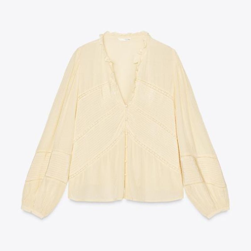 butter Yellow blouse