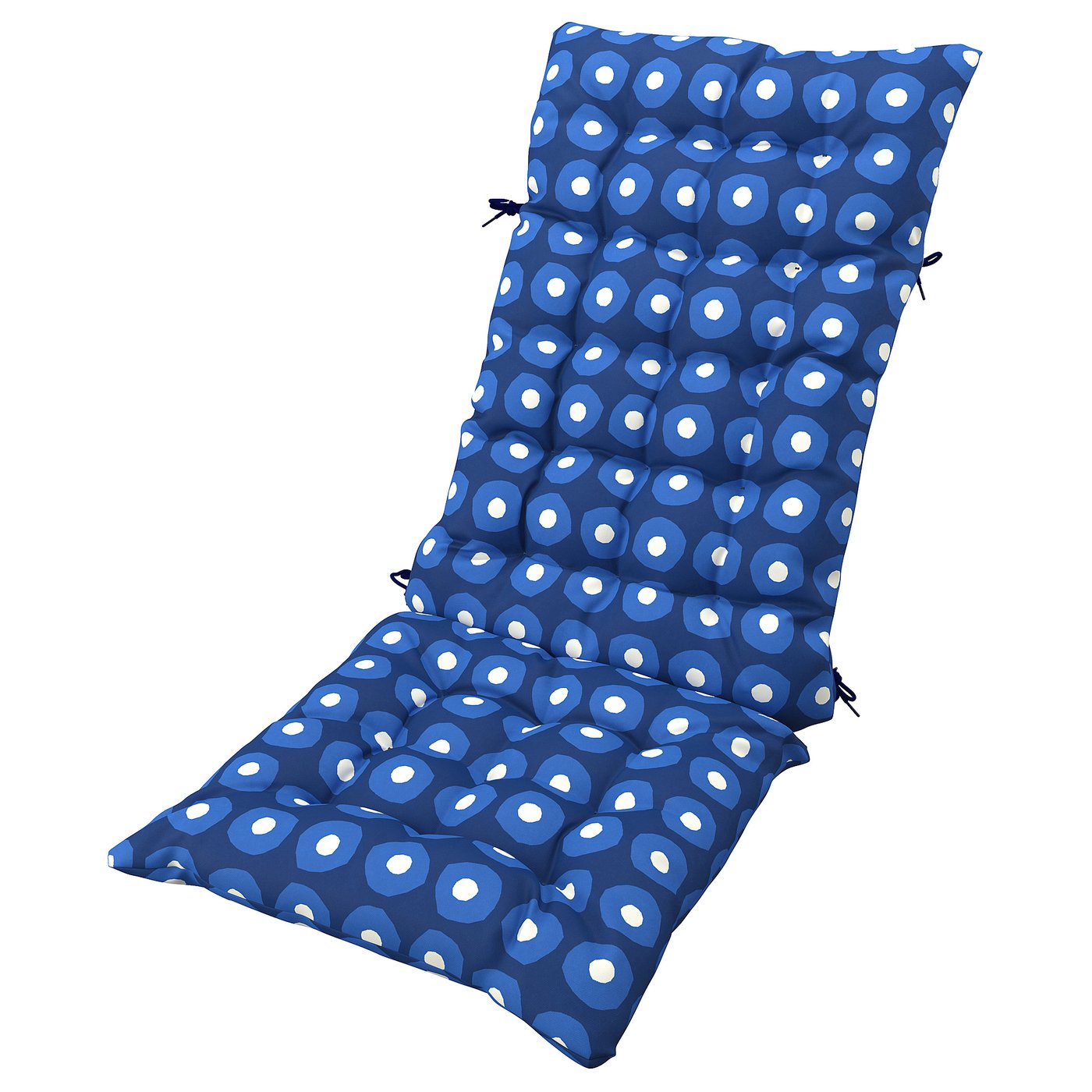 Kl&amp;Ouml;san Chair Pad, Outdoor - Dark Blue 17 3/4x45 5/8 "