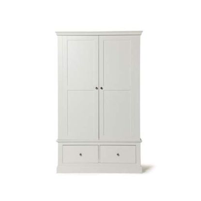 BHS Dorset Double White Wardrobe