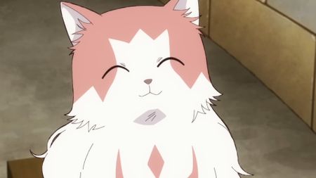 The Cat and the Dragon mother cat smiling