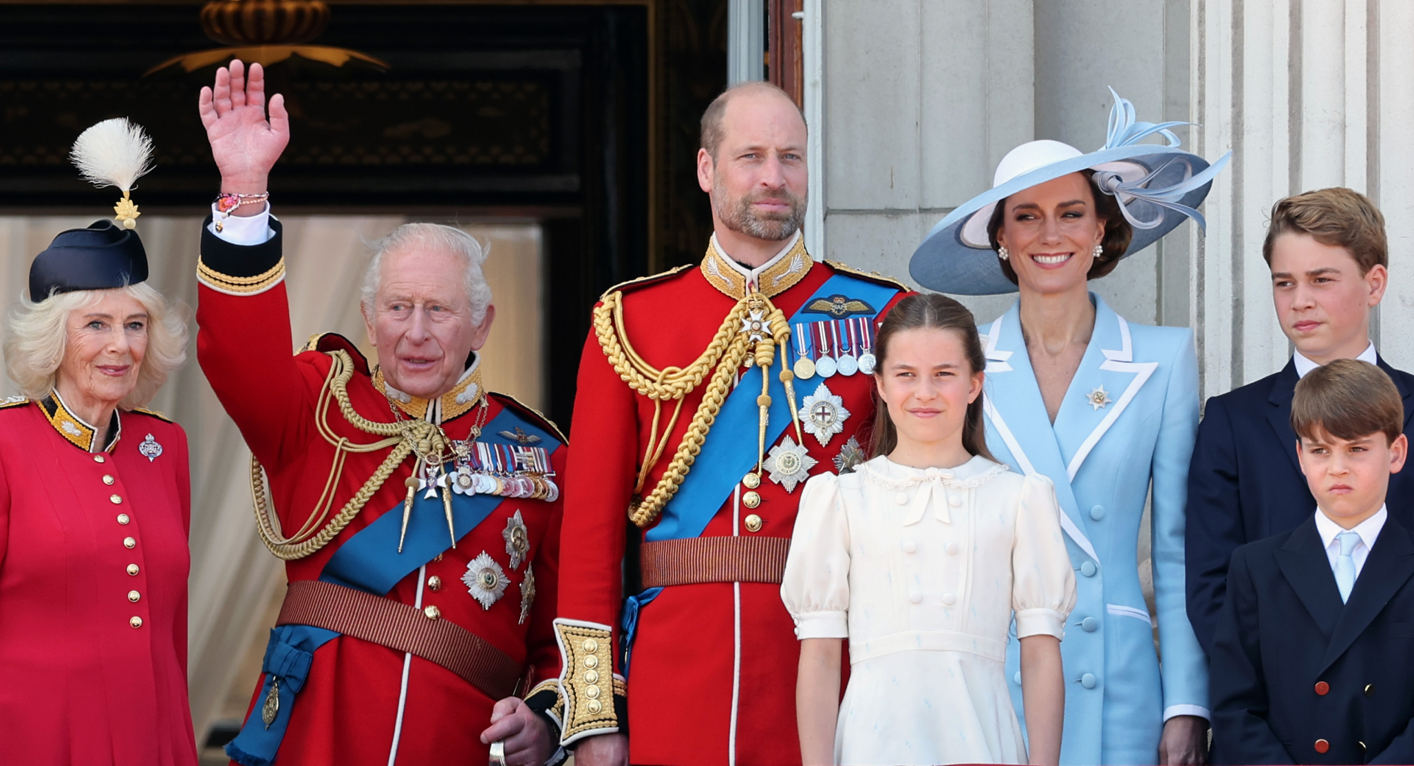 Royal Family on the Buckingham Palace balcony