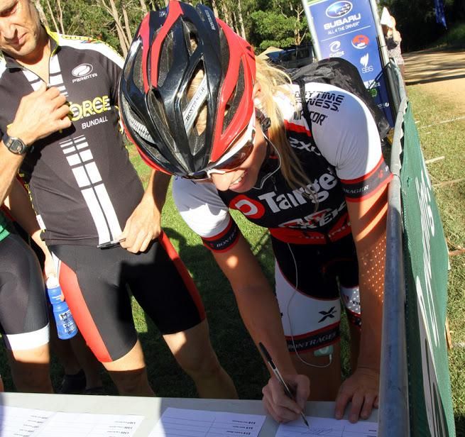 2012 Australian marathon champ Peta Mullens signs in