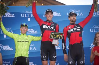 The 2016 Tour of California time trial podium