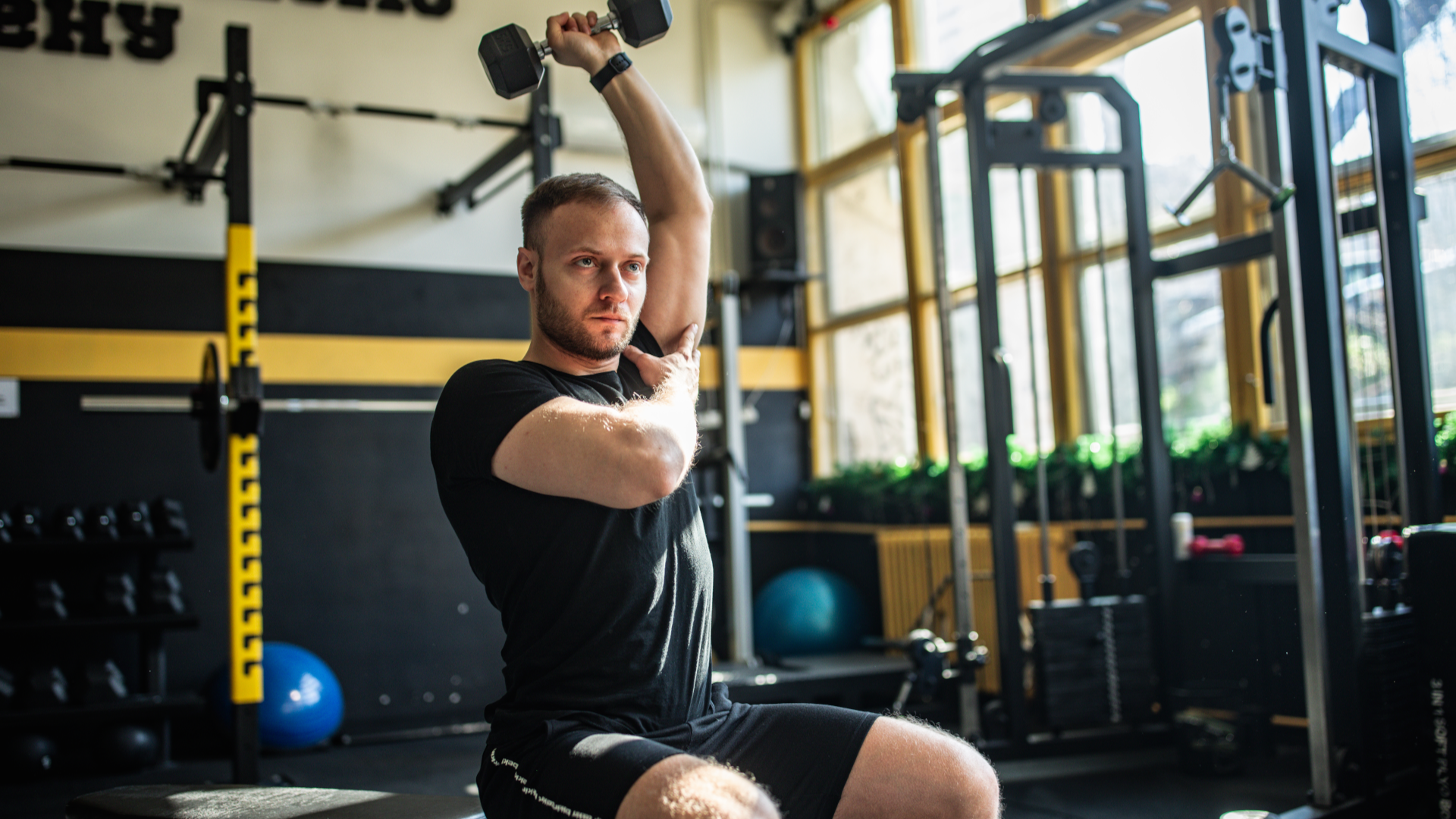 Overhead tricep extension