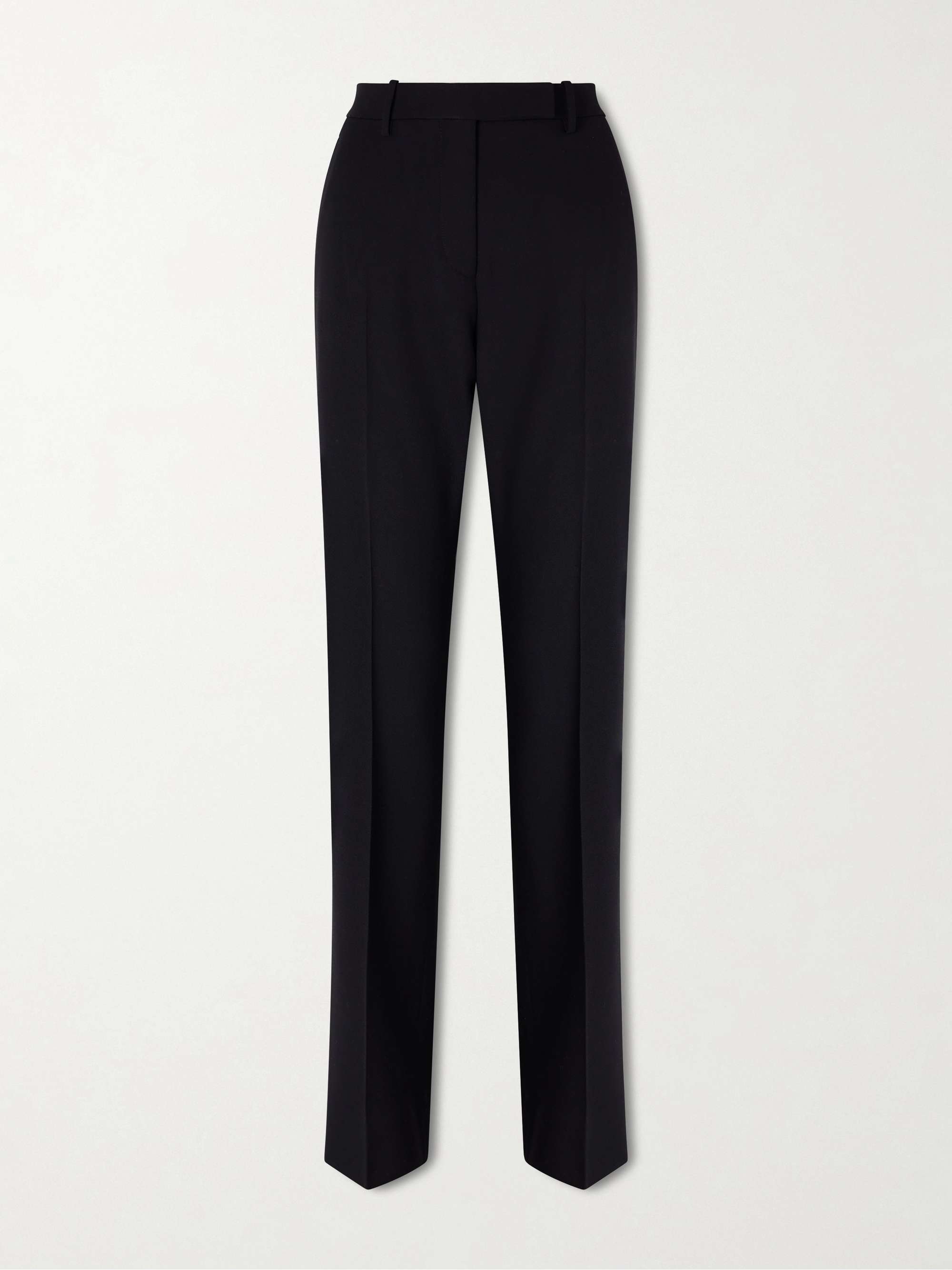 Grain De Poudre Wool Straight-Leg Pants