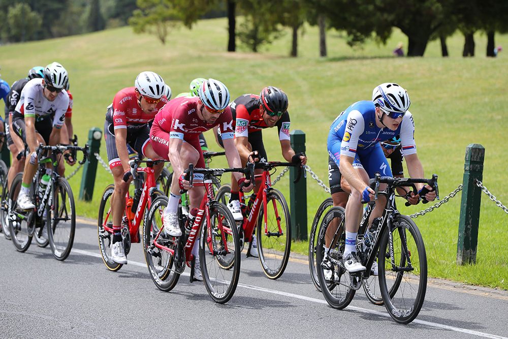 Racing at the Cadel Evans Great Ocean Road Race - Towards Zero Race Melbourne 2017
