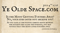 Space.com as it could have appeared in 1776.