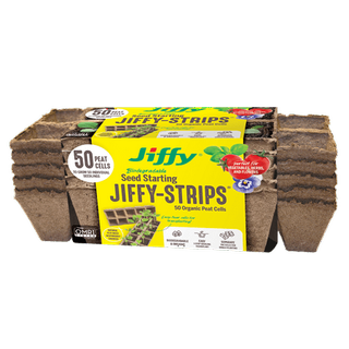 Jiffy-Strips Biodegradable Seed Starting Peat Strip (50 Pots)