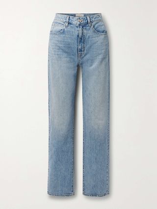 + Net Sustain London High-Rise Straight-Leg Organic Jeans