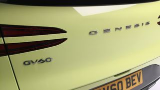 Rear badges on the Genesis GV60