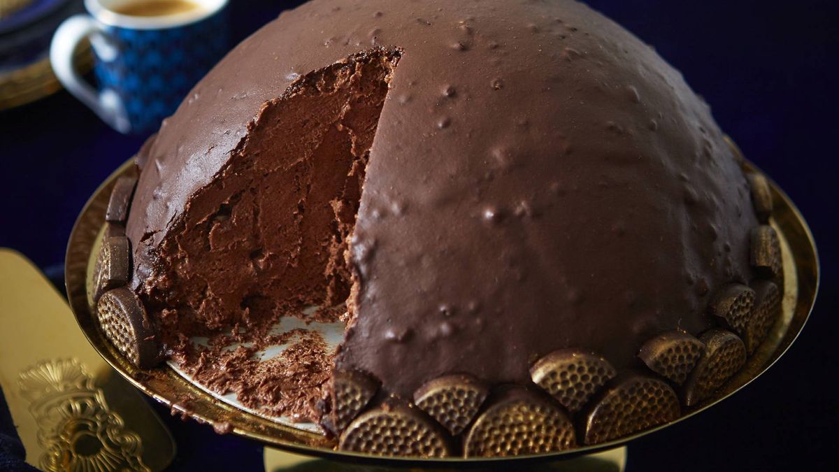 image of Elizabeth Shaw Mint Chocolate Mousse Bombe recipe by Good to Know