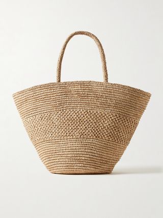 Emilie Large Raffia Tote