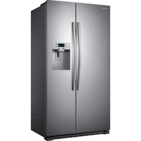 Samsung 22 cu. ft. Counter Depth Side-by-Side Refrigerator: was $2,399 | now $1,499
Get a massive $900 off this tidy Samsung refrigerator and you'll be astounded at the capacity this streamlined fridge can provide. Up to 22 bags of groceries can be easily stored at once in a counter depth fridge that will blend seamlessly into any kitchen. The external water and ice dispenser only adds to what is an impressive Energy Star rated refrigerator all round.