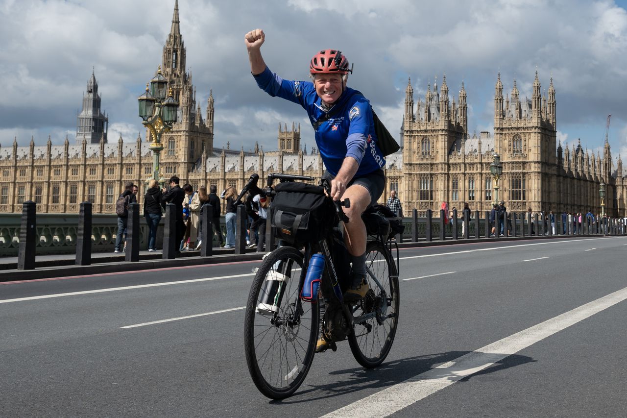 Nick Sanders&#039;s Yamaha Wabash in London