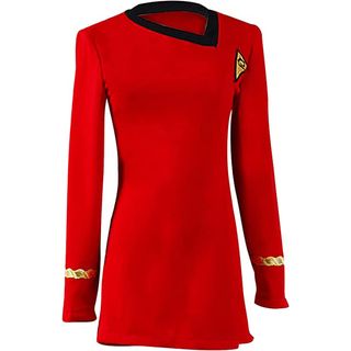 Star Trek Cosplay Women's Red Captains Officer Dress