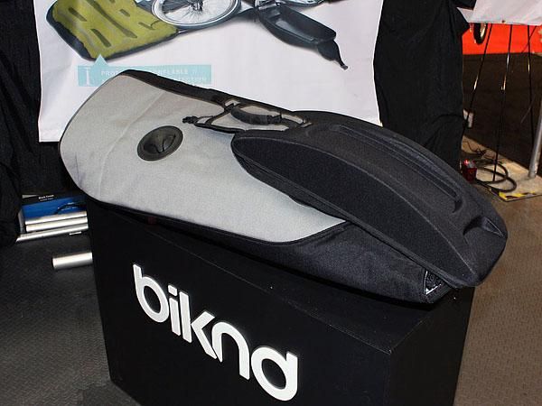 When not in use, the Biknd Helium folds down to a surprisingly compact size for easy storage.