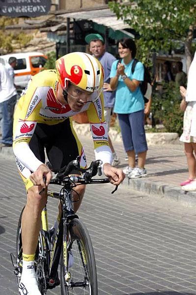 David Millar with his first Pro Tour win since returning from a two-year doping suspension
