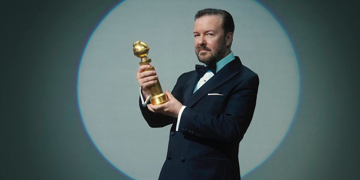 golden globes 2020 ricky gervais photo courtesy of NBC