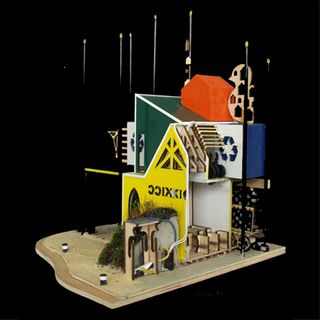 Cardboard architectural model